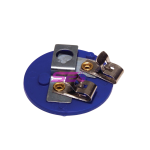 Miniature Lamp Holder, Fahnestock Clips